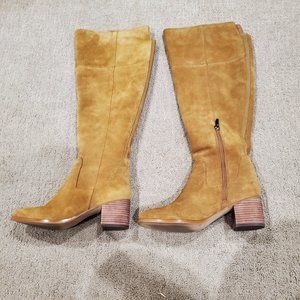 Marc Fisher WIDE CALF suede knee-high boots